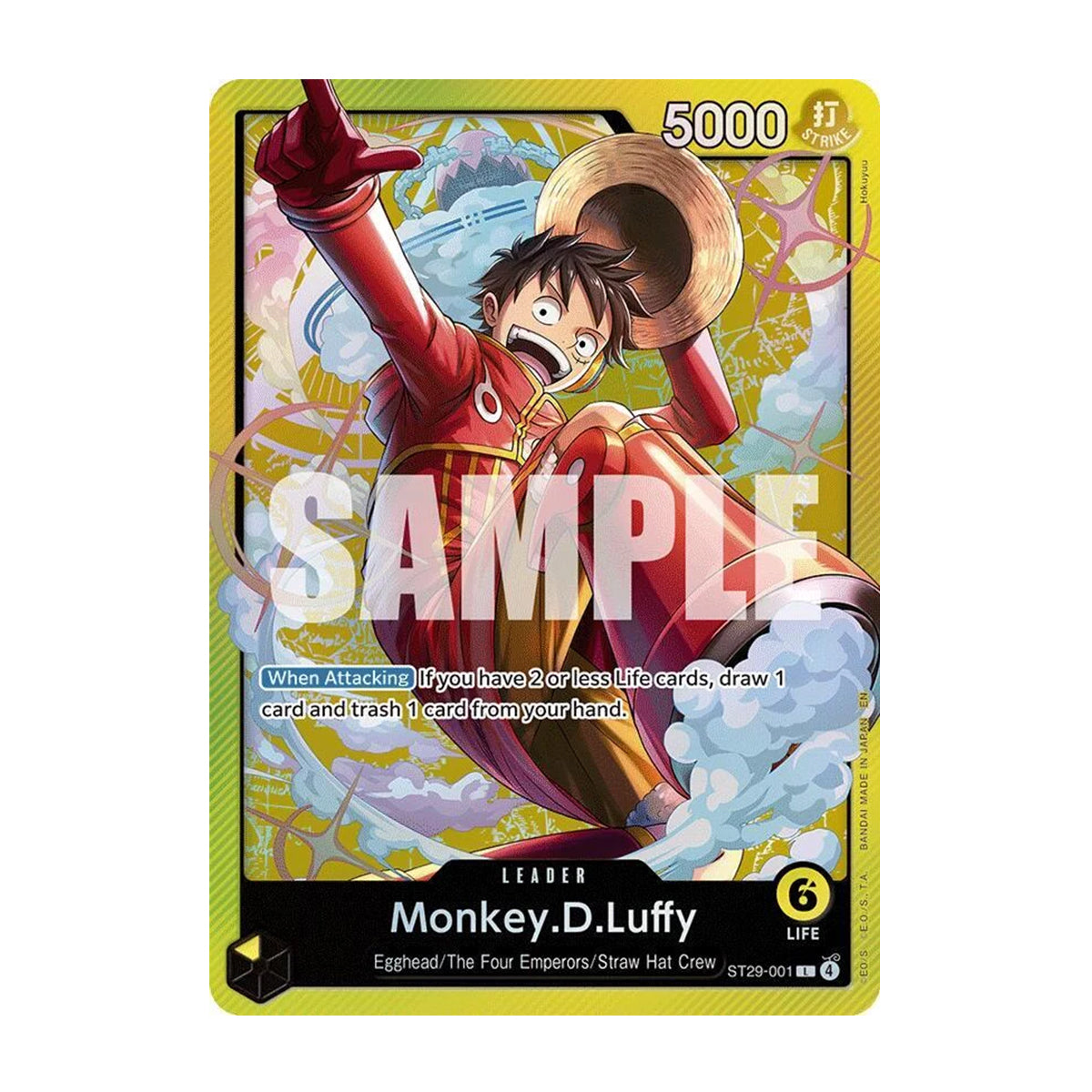 Monkey D. Luffy ST29-001 - Starter Deck 29 - Egghead - Leader