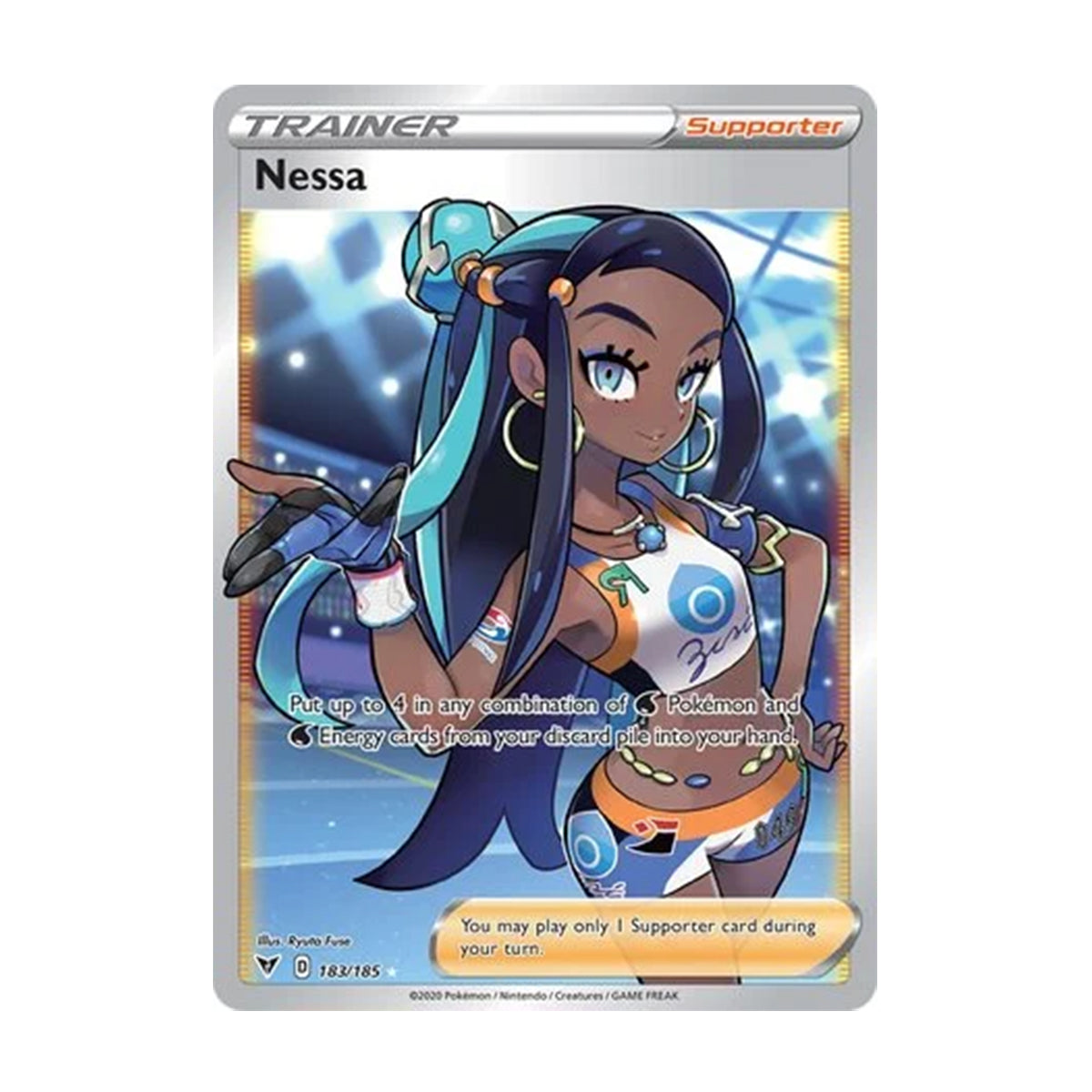 Nessa 183/185 - Sword & Shield - Vivid Voltage - Ultra Rare