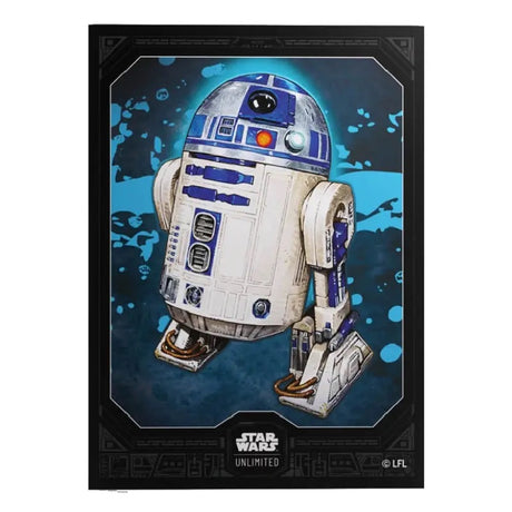 Gamegenic - Star Wars Unlimited - Premium Art Sleeves - R2-D2 - JET Cards