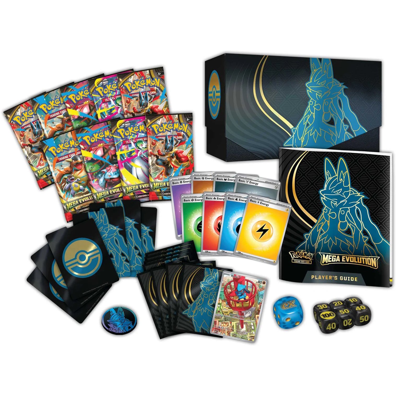 Pokemon - Mega Evolution - Base Set- Elite Trainer Box - Mega Lucario