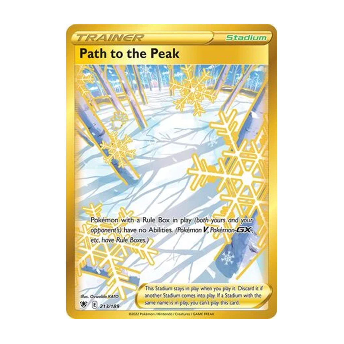Path to the Peak 213/189 - Sword & Shield - Astral Radiance - Rare Secret