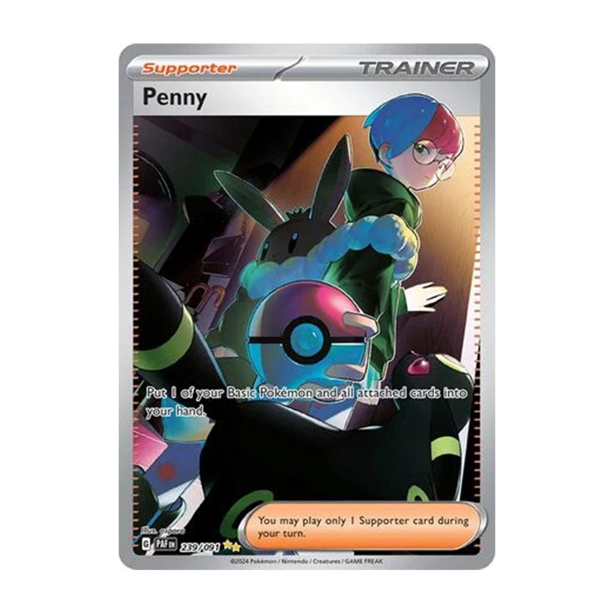 Penny 239/091 - Scarlet & Violet - Paldean Fates - Special Illustration Rare