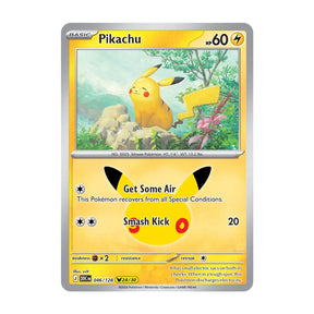 Pikachu 046/128 (24/30) - Mega Evolution - 30th Celebration - Pikachu Rare - JET Cards