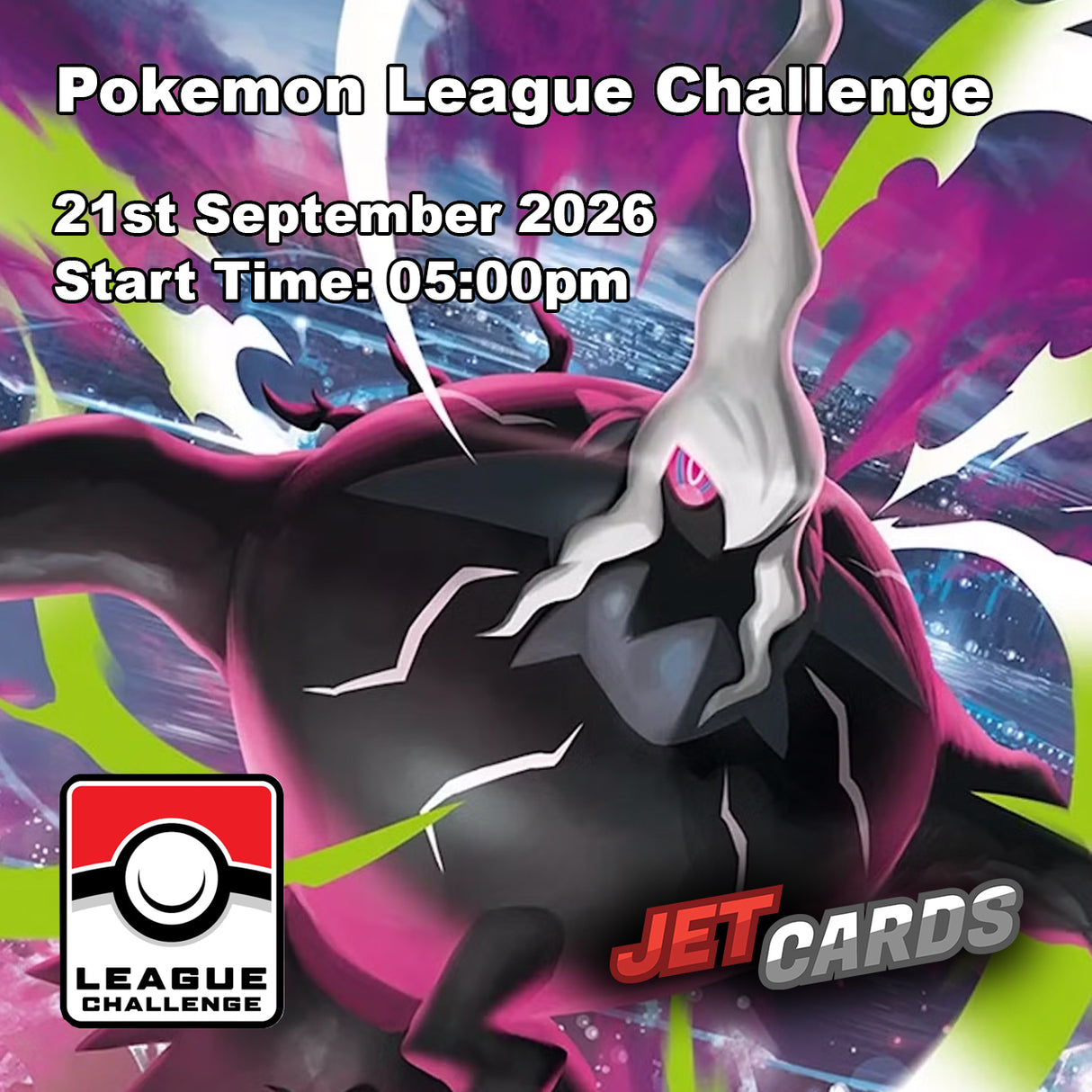 Pokémon - League Challenge - Monday 5pm (21/09/26)