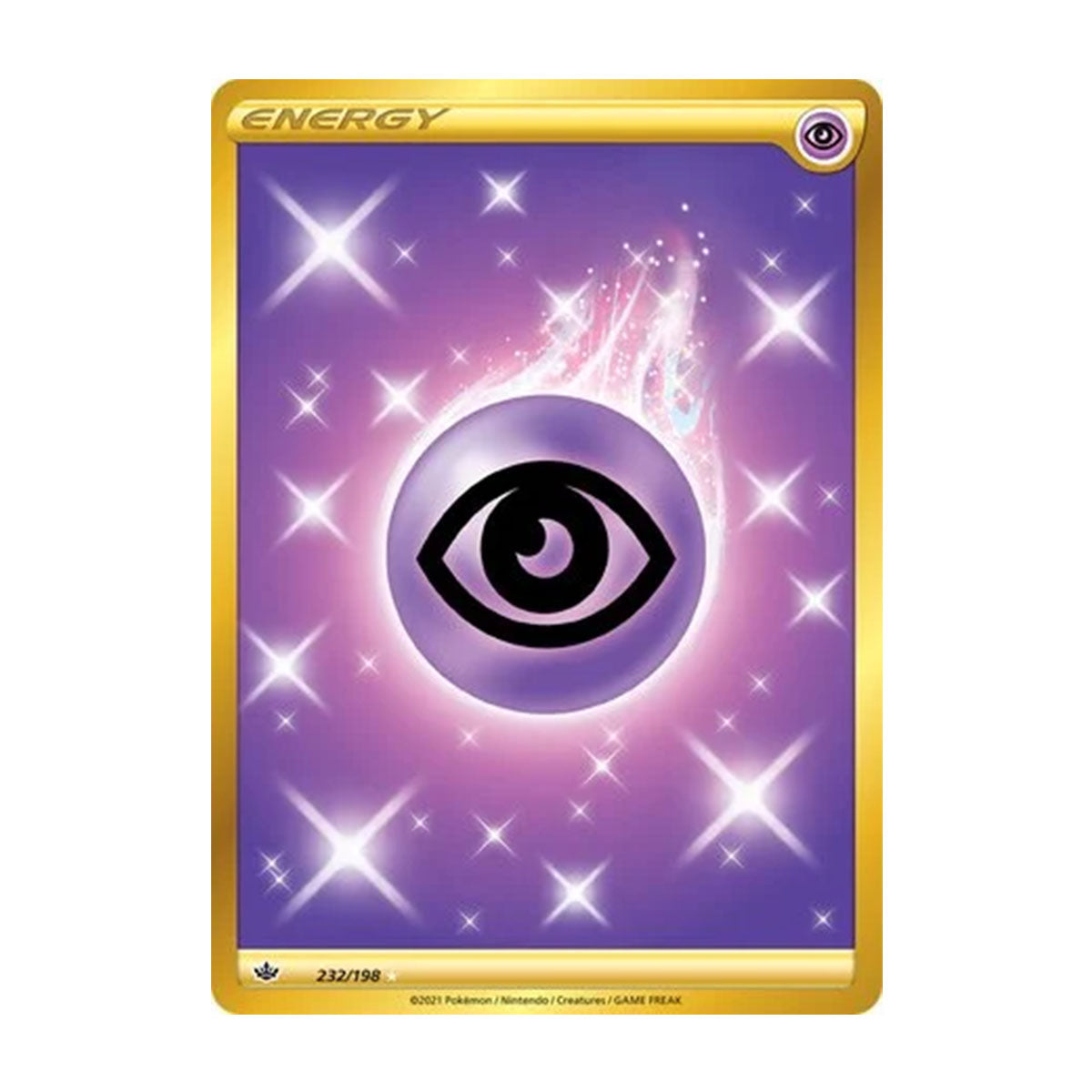 Psychic Energy 232/198 - Sword & Shield - Chilling Reign - Rare Secret