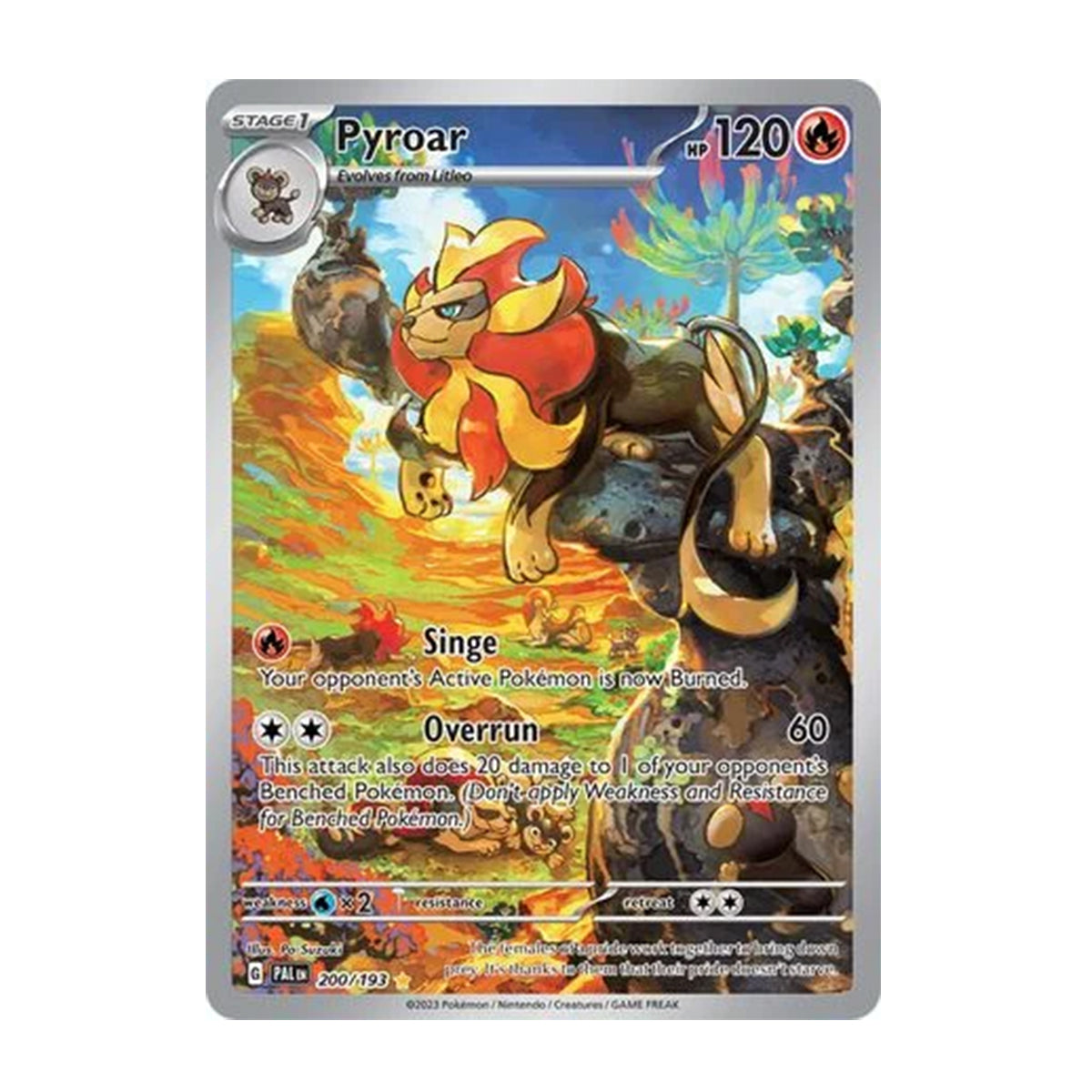 Pyroar 200/193 - Scarlet & Violet - Paldea Evolved - Illustration Rare