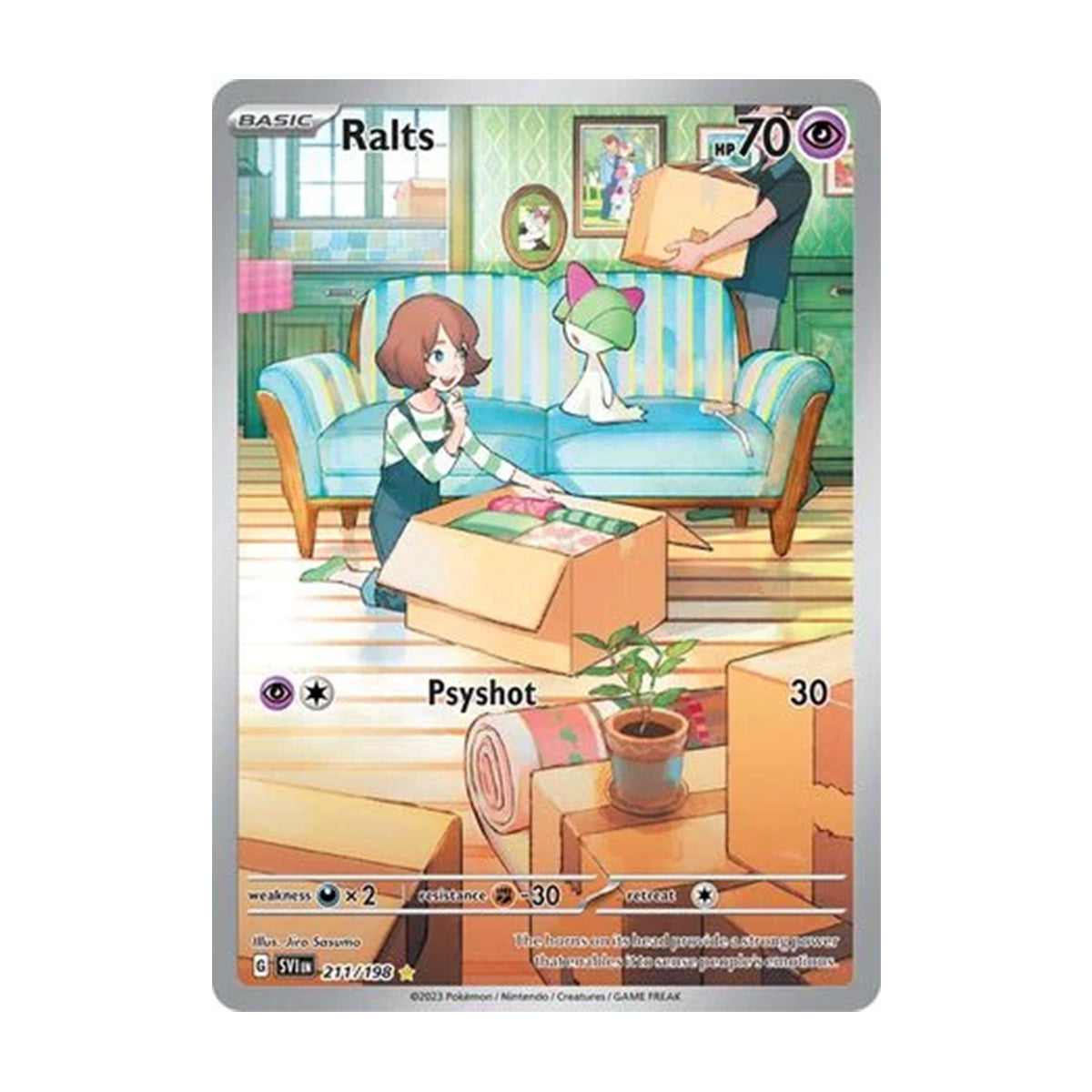 Ralts 211/198 - Scarlet & Violet - Base Set - Illustration Rare