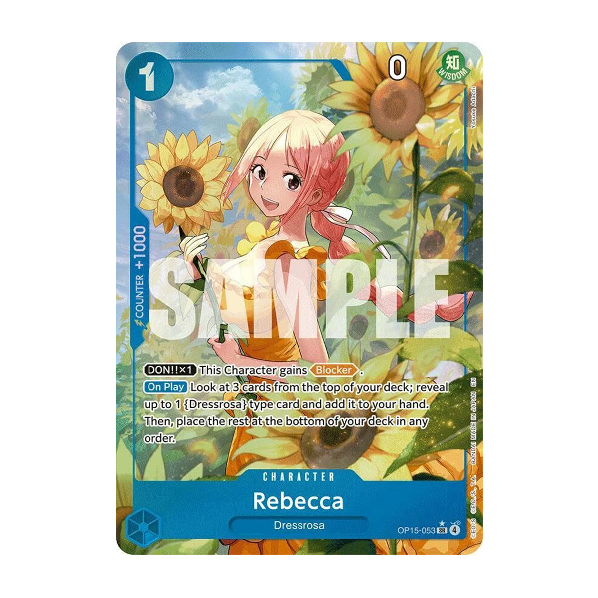 Rebecca OP15-053 - OP15 Adventure on Kami's Island - Super Rare - Alternate Art