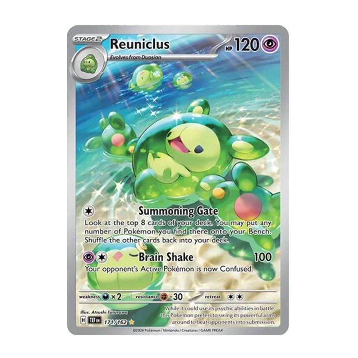 Reuniclus 171/162 - Scarlet & Violet - Temporal forces - Illustration Rare