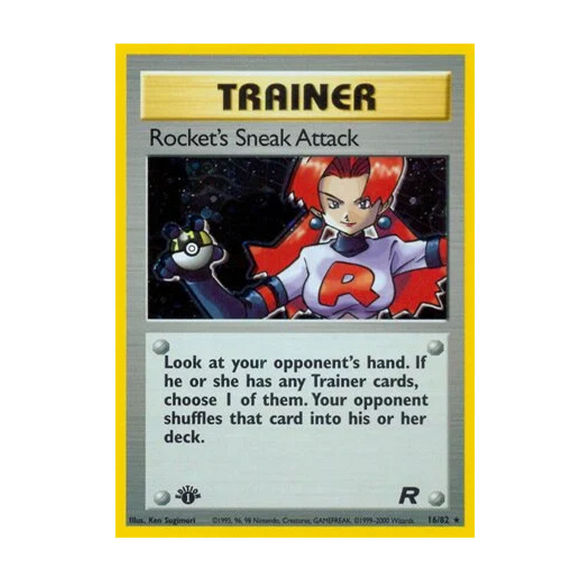 Rocket's Sneak Attack 16/82 - Team Rocket - Rare Holo