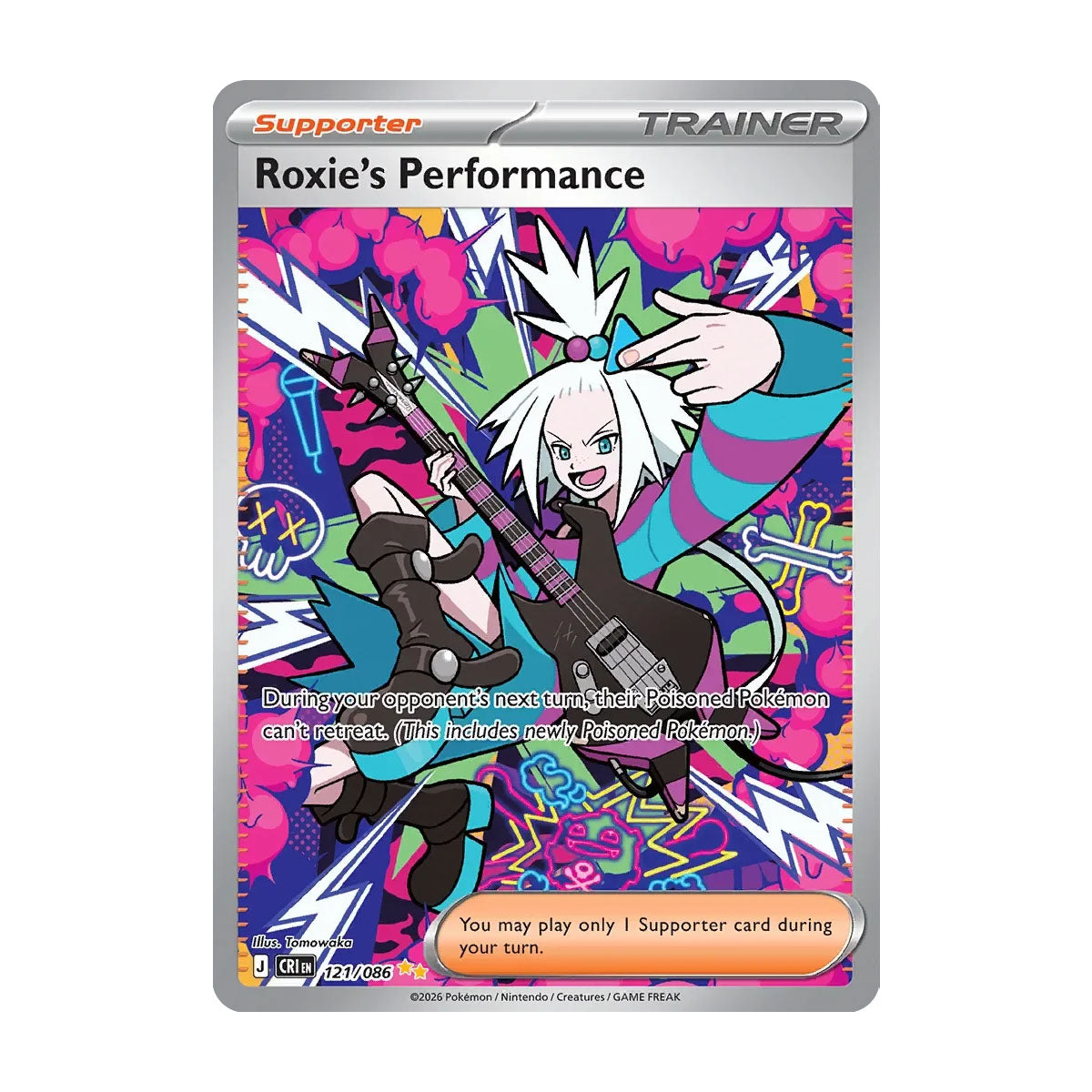 Roxie's Performance 121/086 - Mega Evolution - Chaos Rising - Holo