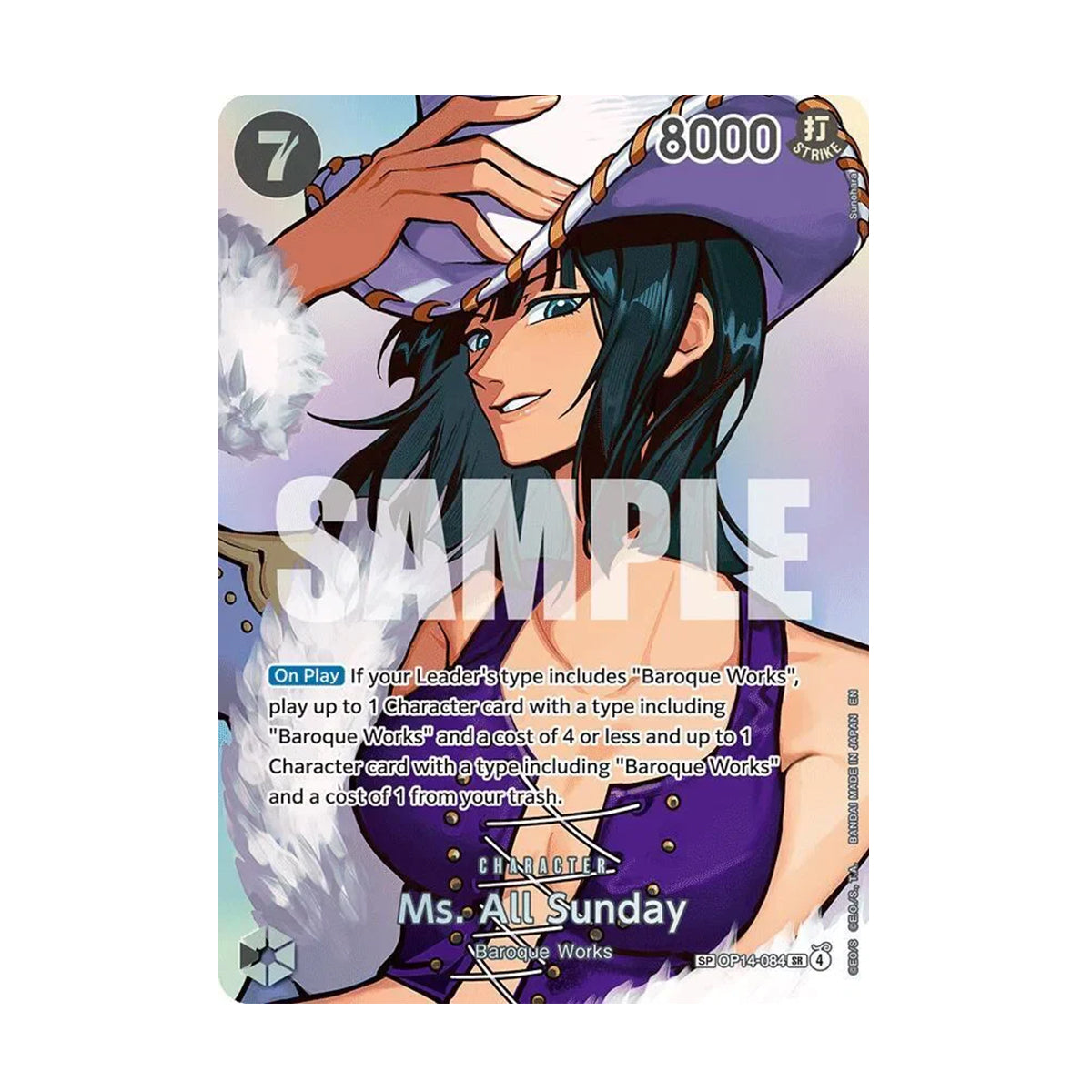 Ms. All Sunday OP14-084 - OP16 The Time of Battle - Super Parallel Rare