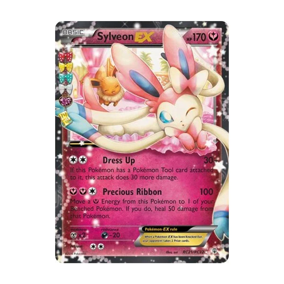 Sylveon EX RC21/RC32 - XY - Generations - Rare Holo EX