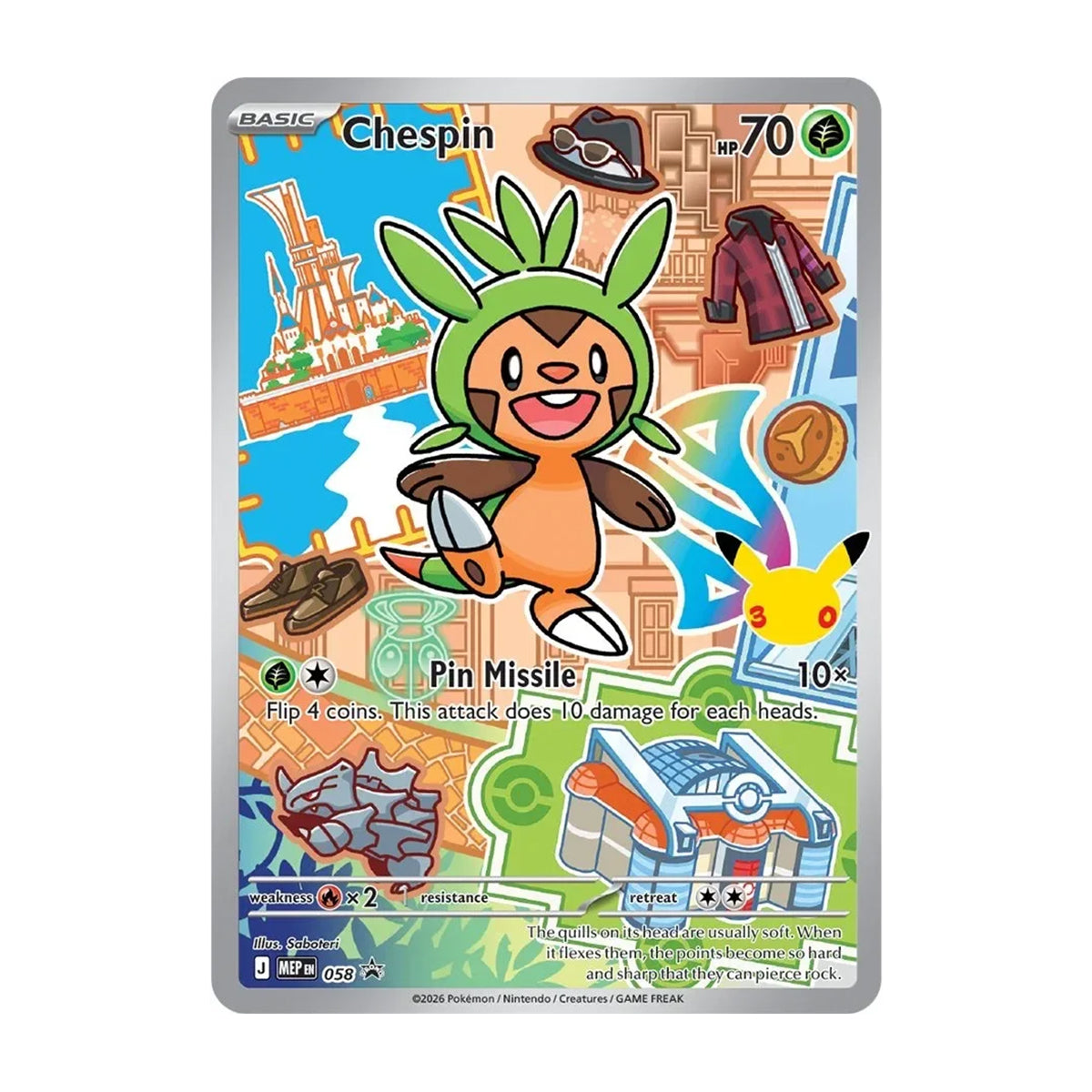 Chespin MEP058 - Mega Evolution - First Partner - Promo