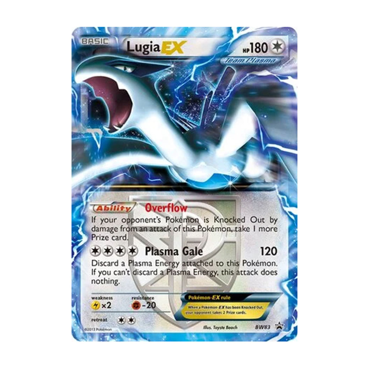Lugia EX BW83 - Black & White - Promo
