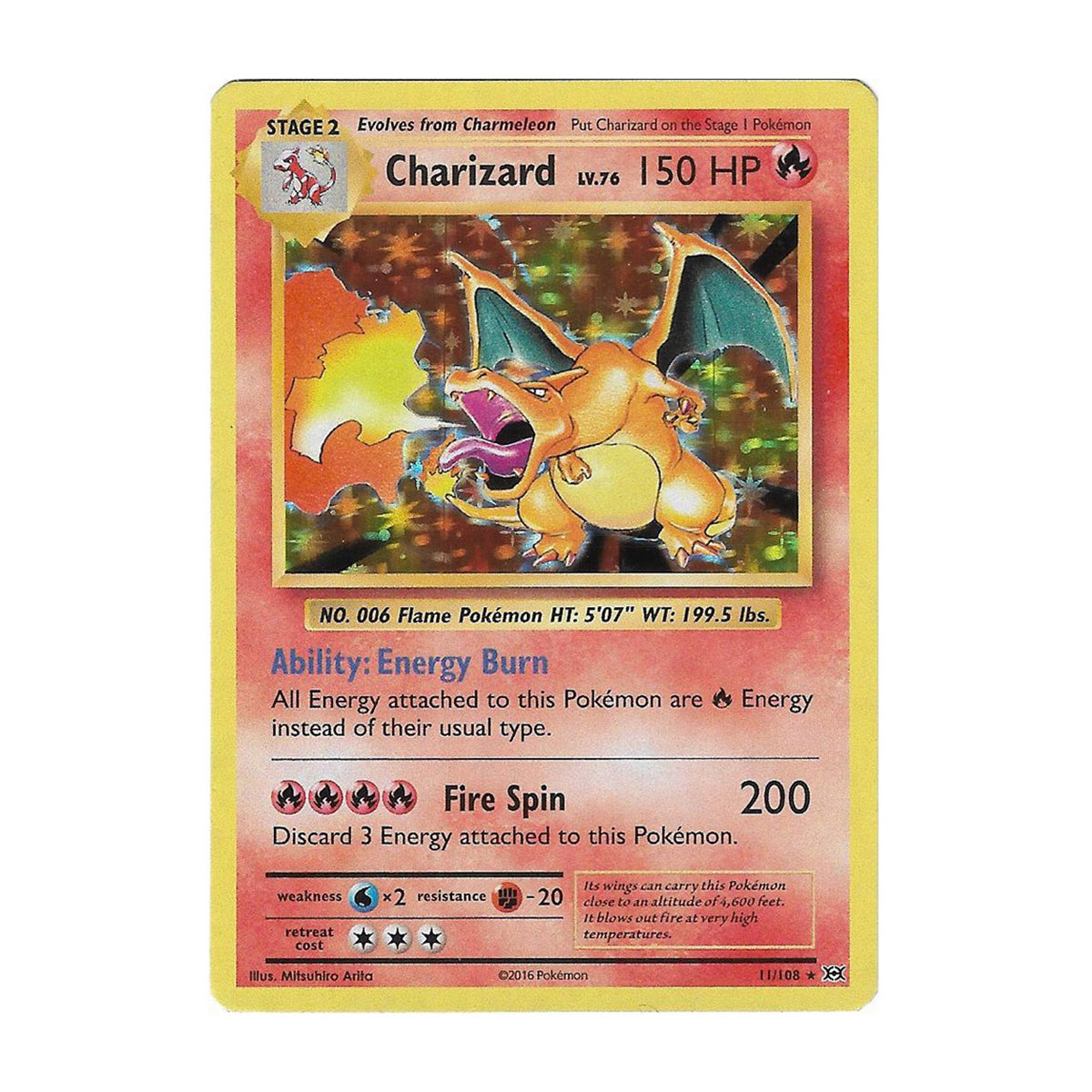 Charizard 11/108 - XY - Evolutions - Rare Holo