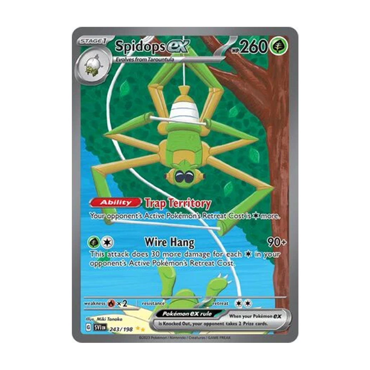 Spidops 243/198 - Scarlet & Violet - Base Set - Illustration Rare