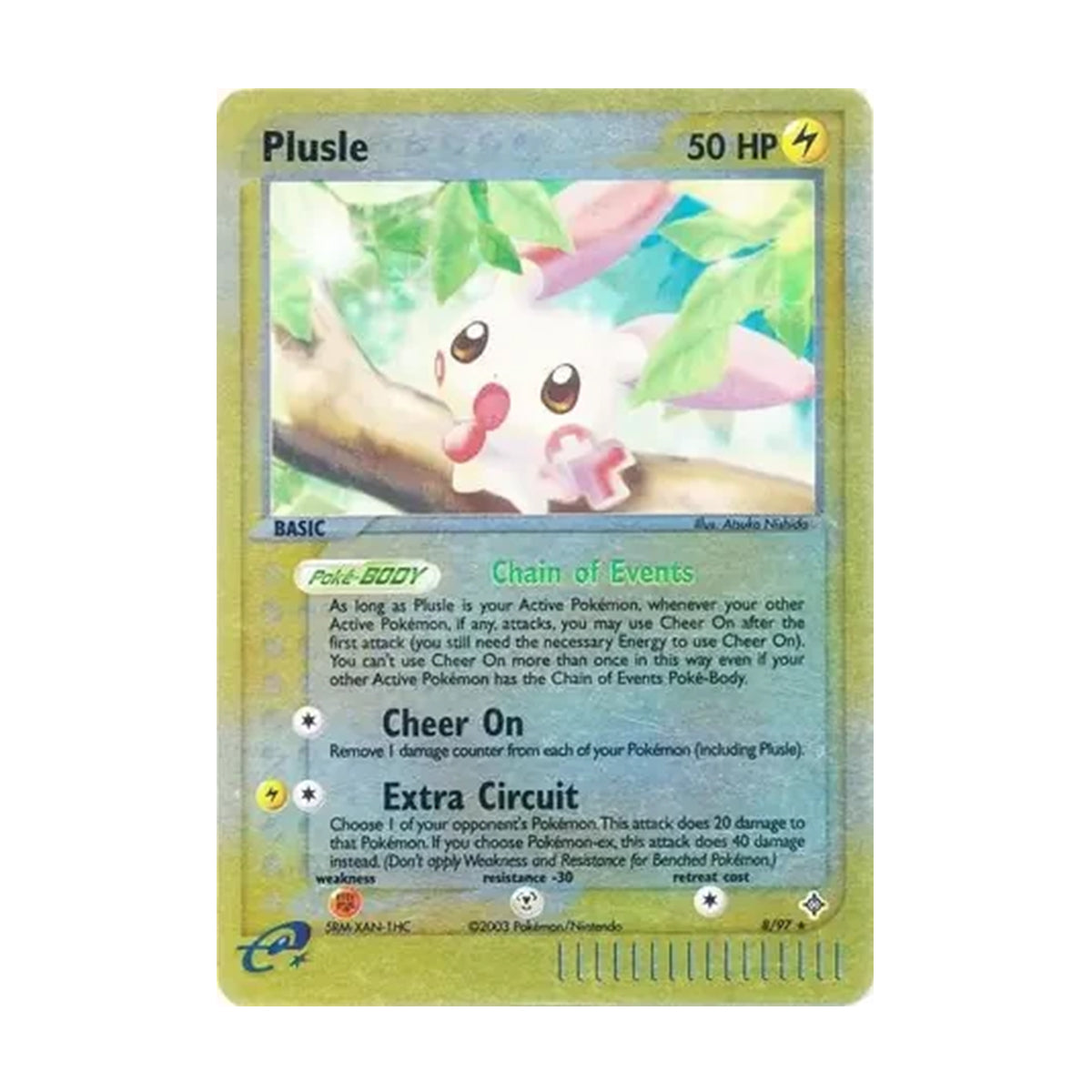 Plusle 8/97 - EX Dragon - Reverse Holo