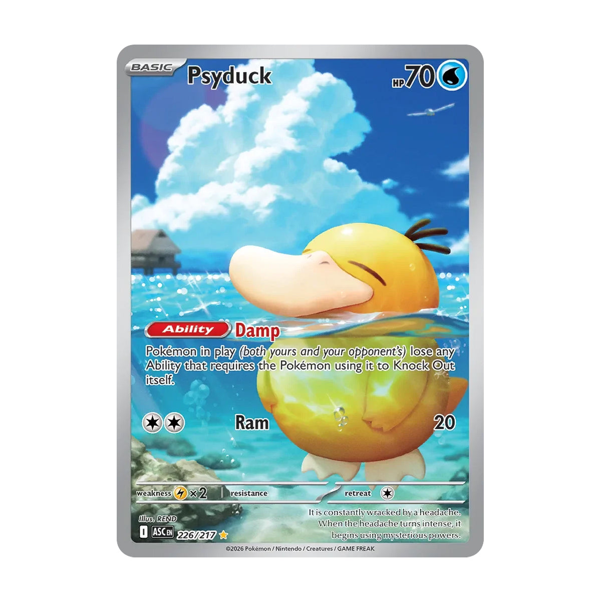 Psyduck 226/217 - Mega Evolution - Ascended Heroes - Illustration Rare