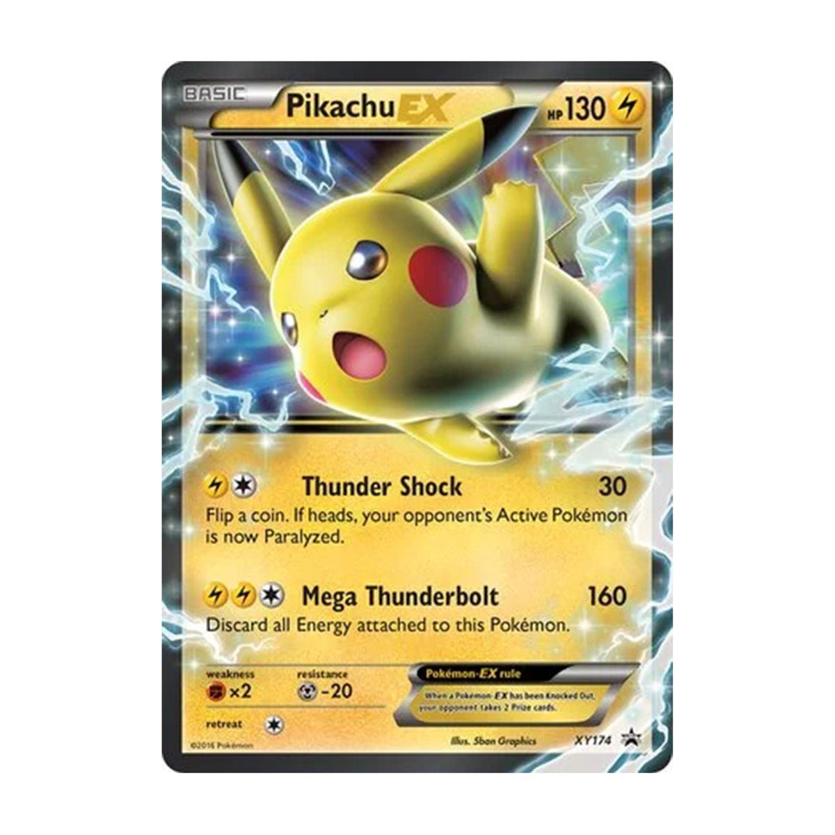 Pikachu EX XY174 - XY - Promo