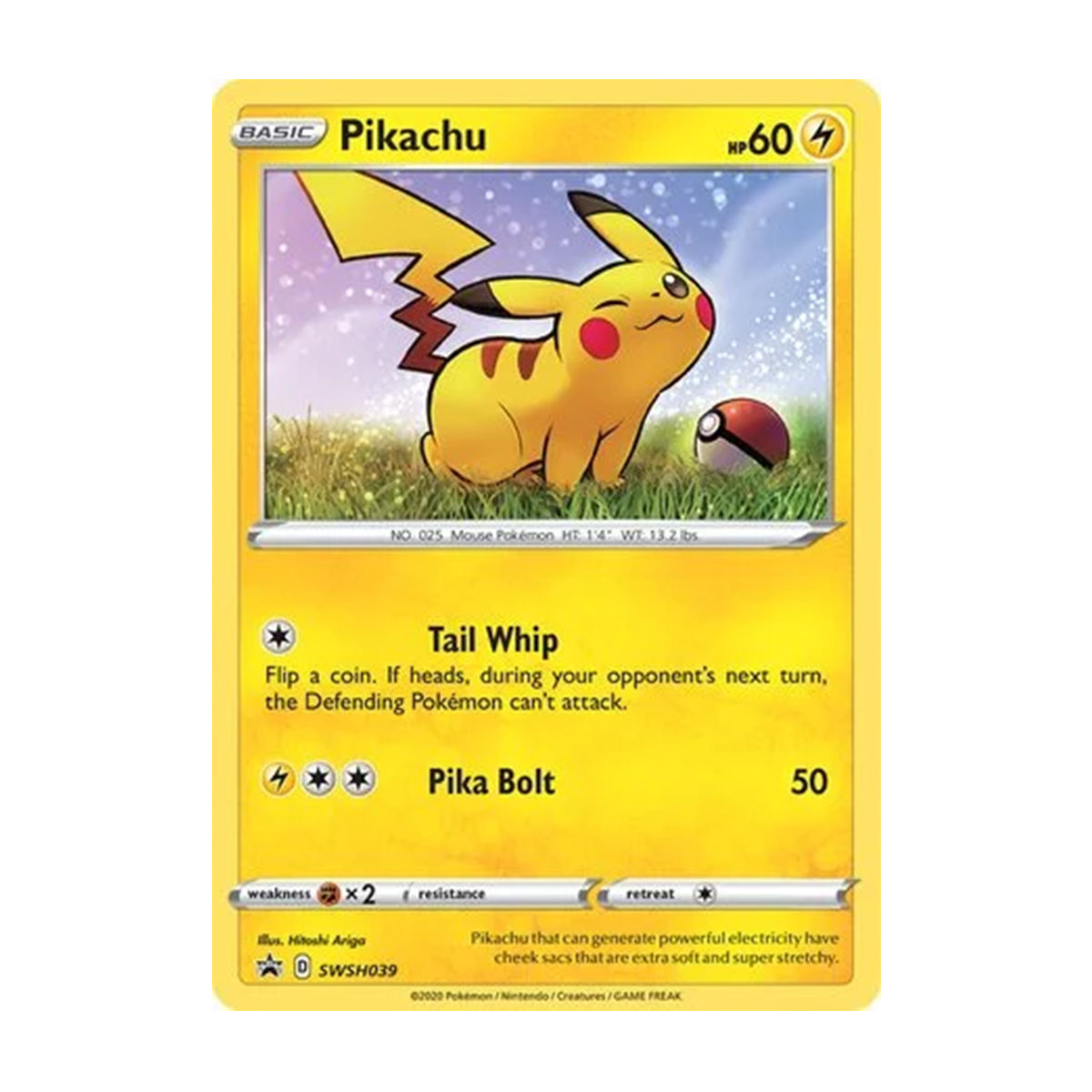 Pikachu SWSH039 - Sword & Shield - Promo