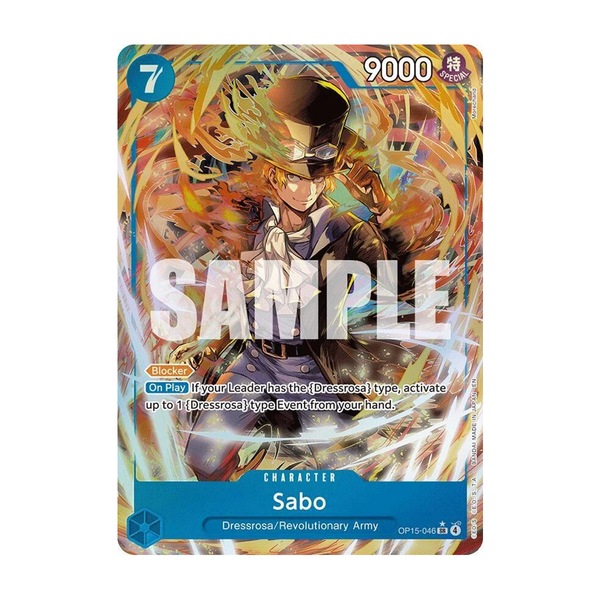 Sabo OP15-046 - OP15 Adventure on Kami's Island - Super Rare - Alternate Art