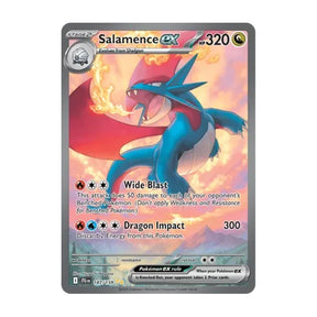 Salamence EX 187/159 - Scarlet & Violet - Journey Together - Special Illustration Rare - JET Cards