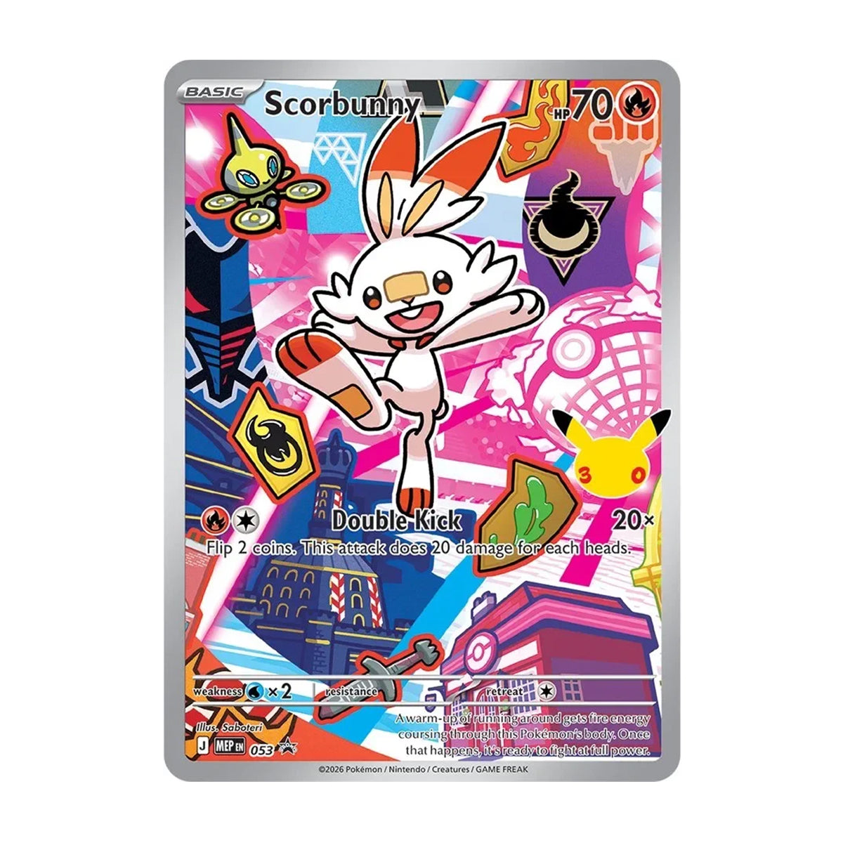Scorbunny 053 - Mega Evolution - First Partners Promo
