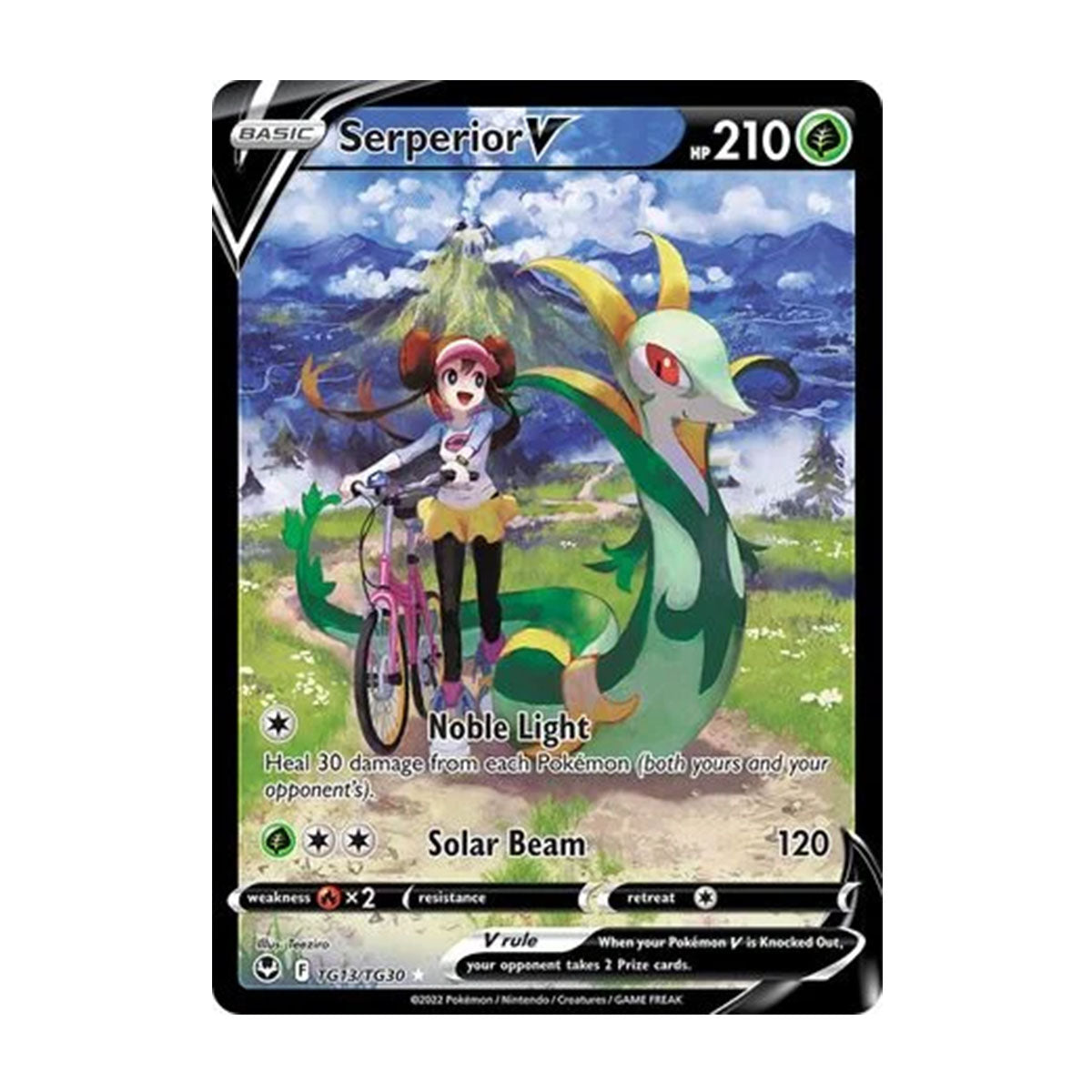 Serperior V TG13/TG30 - Sword & Shield - Silver Tempest - Holo Rare V