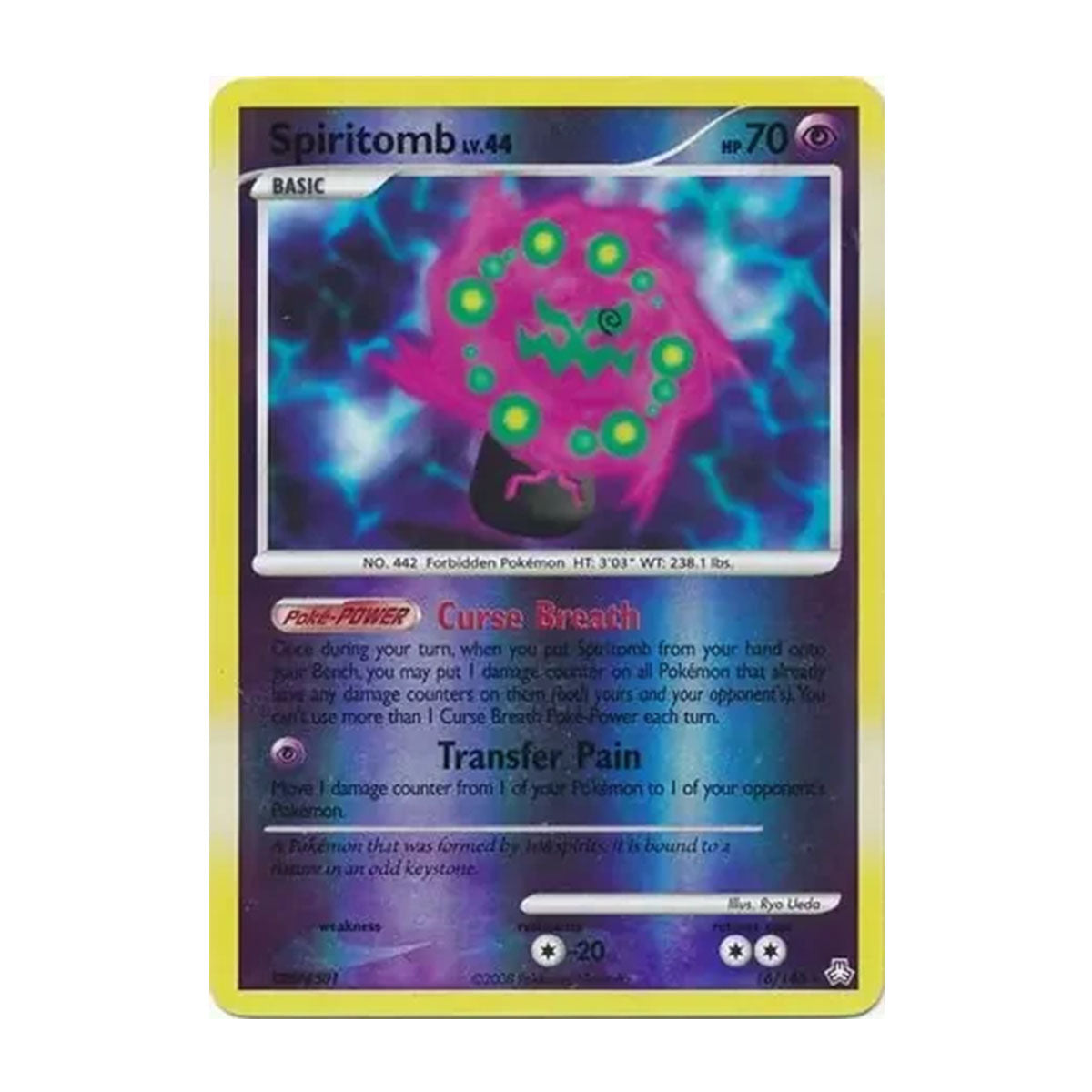 Spiritomb Lv. 44 16/146 - Diamond & Pearl - Legends Awakened - Rare Holo