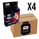 Star Wars Unlimited - Secrets of Power - Carbonite Booster Box - Bundle (4 Booster Boxes)