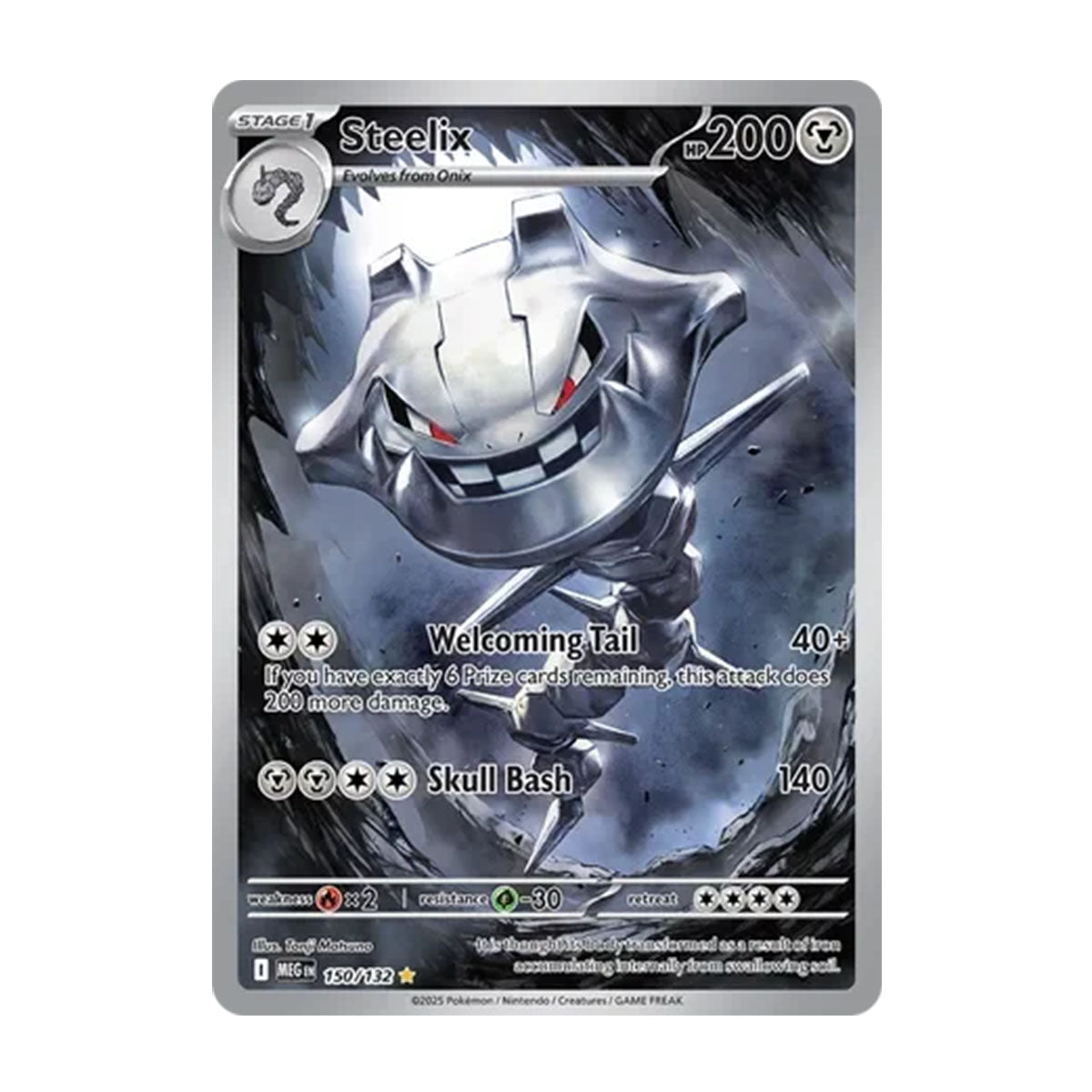Steelix 150/132 - Mega Evolution - Base - Illustration Rare