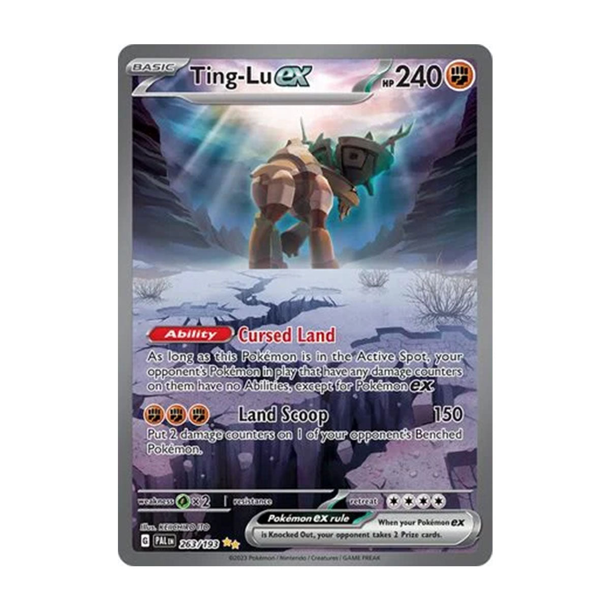 Ting-Lu EX 263/193 - Scarlet & Violet - Paldea Evolved - Special Illustration Rare