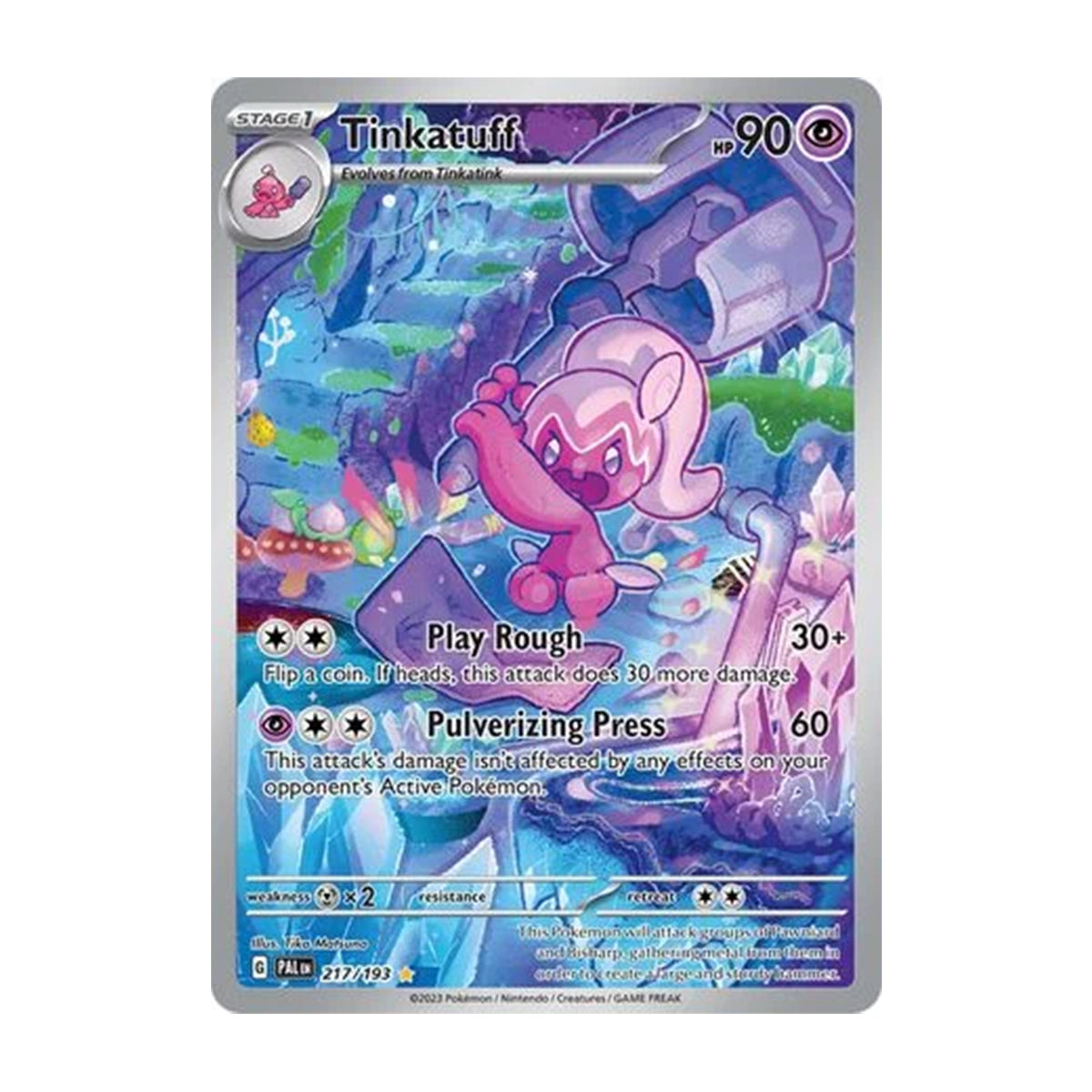 Tinkatuff 217/193 - Scarlet & Violet - Paldea Evolved - Illustration Rare
