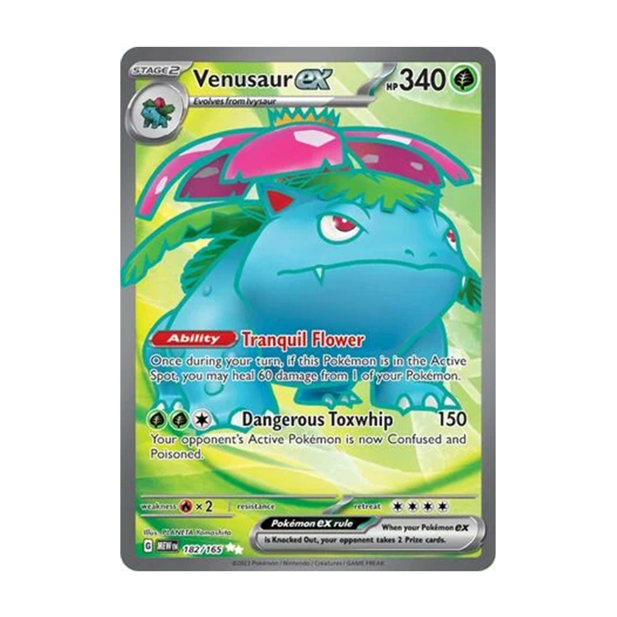 Venusaur ex 182/165 - Scarlet & Violet - 151 - Ultra Rare