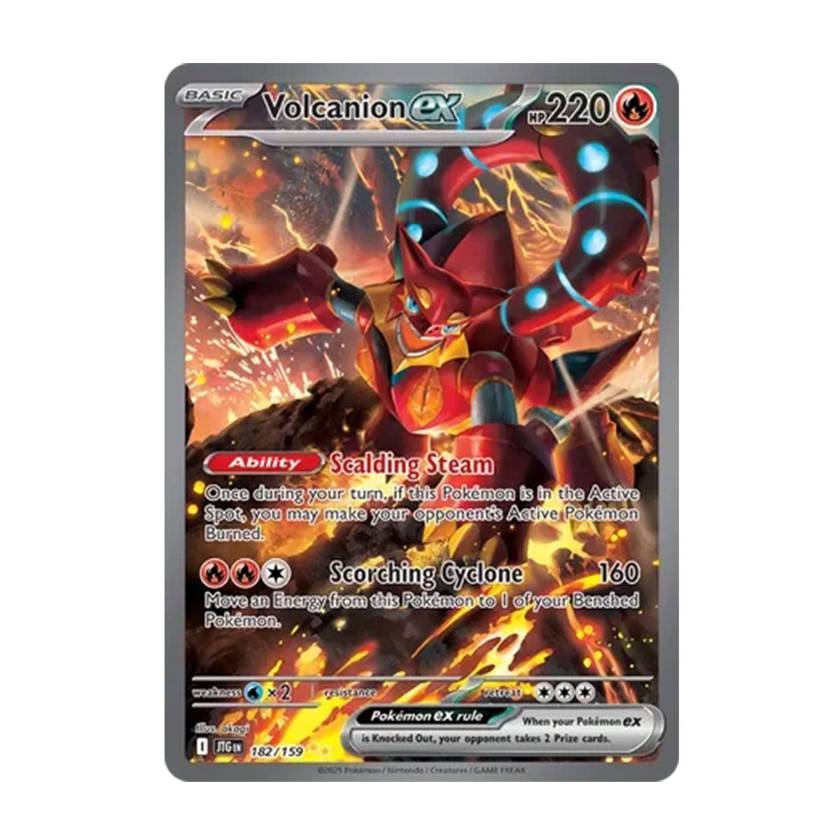 Volcanion EX 182/159 - Scarlet & Violet - Journey Together - Special Illustration Rare
