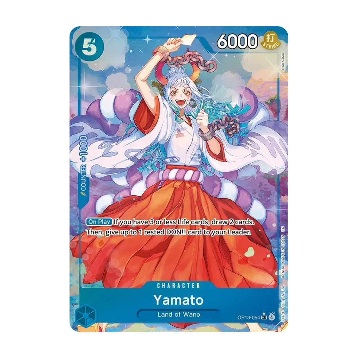 Yamato OP13-054 - OP13 Carrying on His Will - Super Rare - Alternate Art