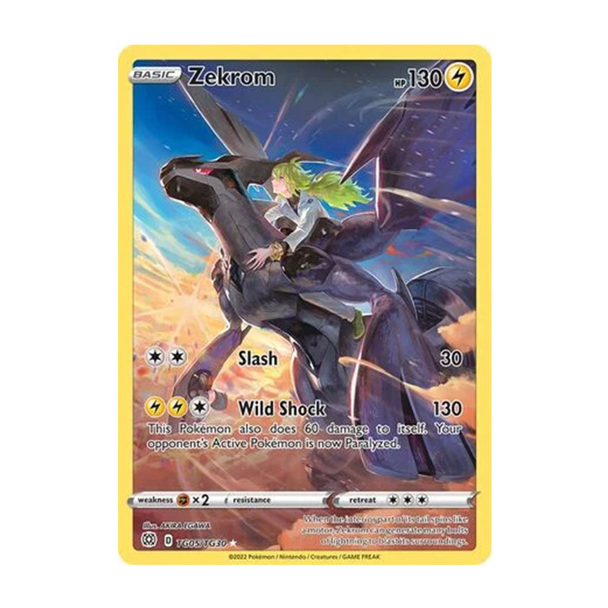 Zekrom TG05/TG30 - Sword & Shield - Brilliant Stars - Rare Holo