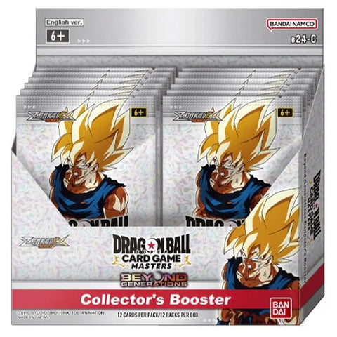 Dragon Ball Super Card Game - Masters Zenkai Series - B24 - Beyond Generations - Collector Booster Box (12 Packs)