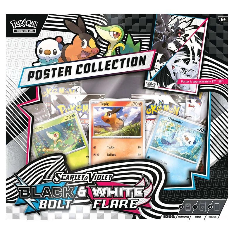 Pokemon - Scarlet & Violet - Black Bolt & White Flare - Unova Poster Collection