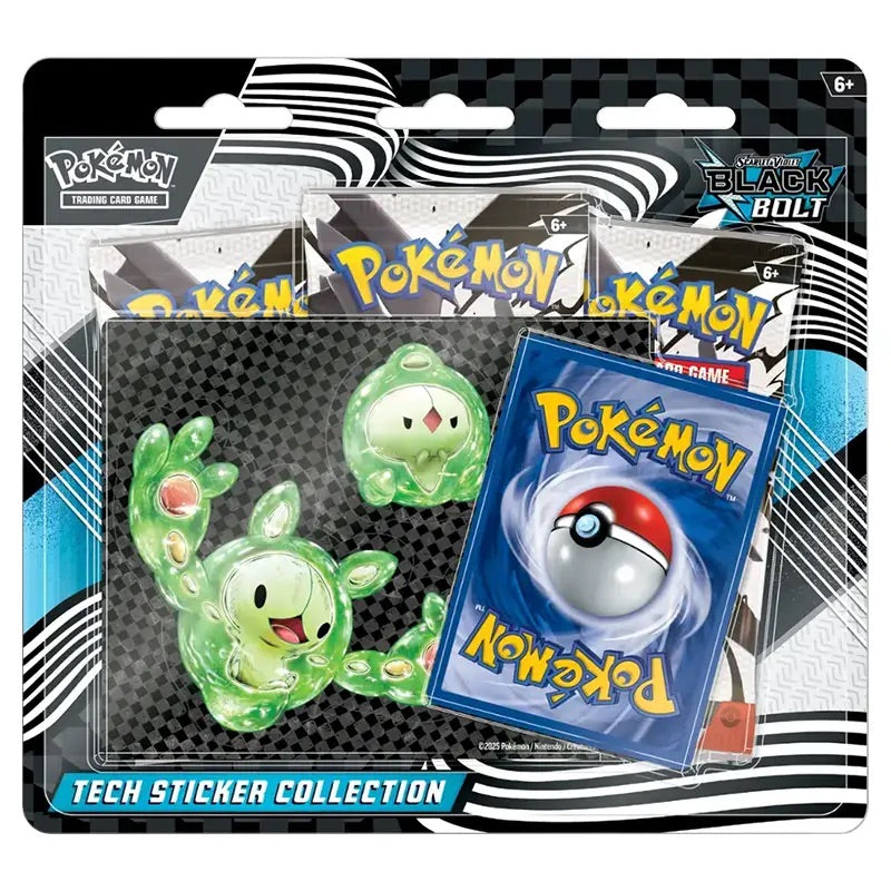 Pokemon - Scarlet & Violet - Black Bolt - Tech Sticker Collection - Reuniclus