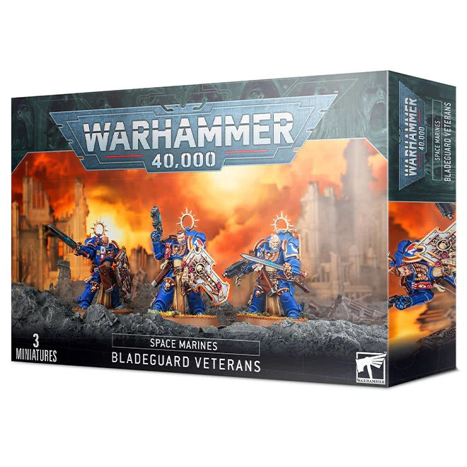 Warhammer 40,000 - Space Marines - Bladeguard Veterans - JET Cards