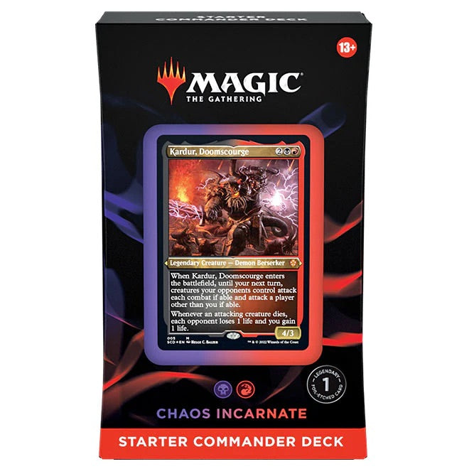 Magic the Gathering - Starter Commander Deck 2022 - Chaos Incarnate - JET Cards