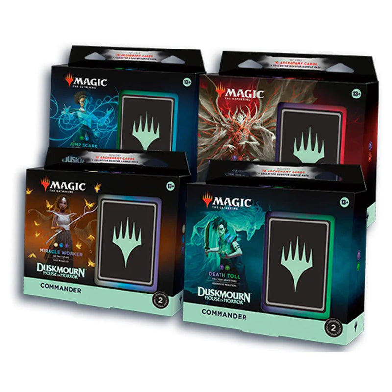 Magic The Gathering - Duskmourn - House of Horror - Commander Deck - Bundle of 4