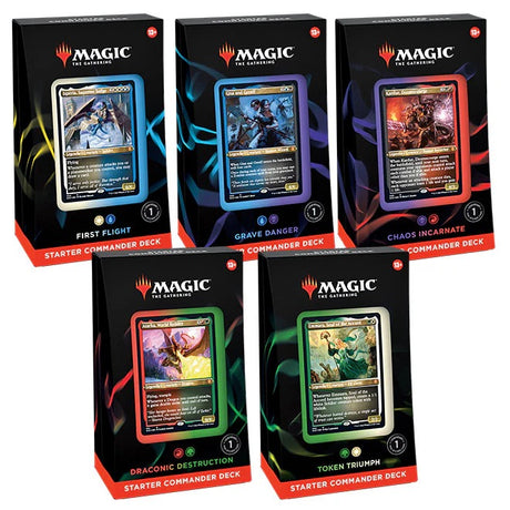 Magic the Gathering - Starter Commander Deck 2022 - Bundle of 5 - JET Cards