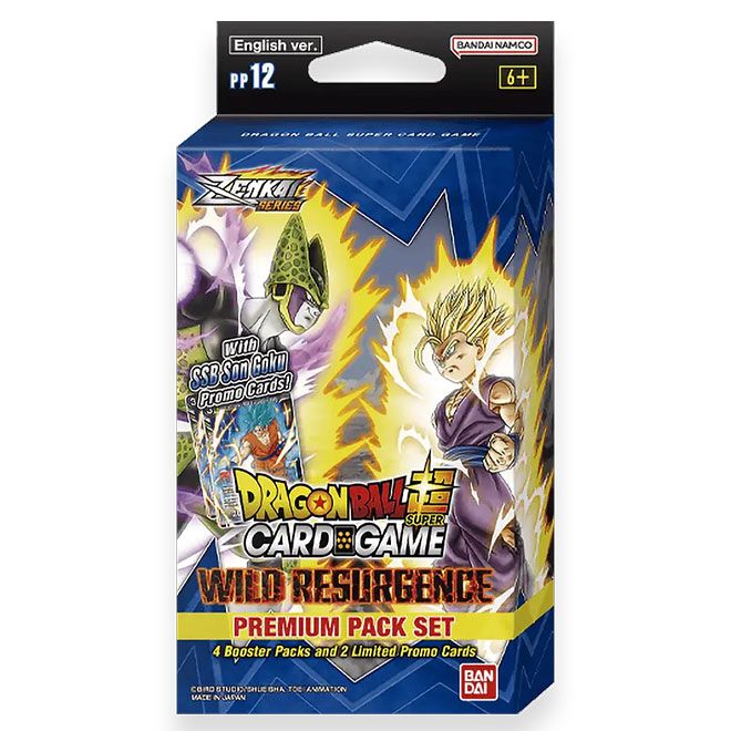 Dragon Ball Super Card Game - Zenkai Series - Wild Resurgence - Premium Pack