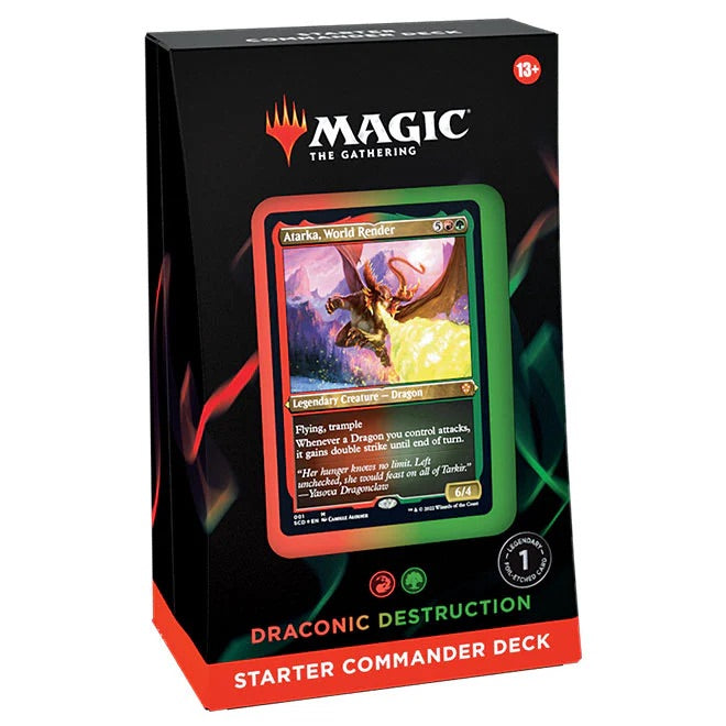 Magic the Gathering - Starter Commander Deck 2022 - Dragonic Destruction - JET Cards