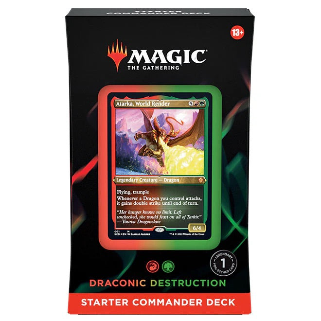 Magic the Gathering - Starter Commander Deck 2022 - Dragonic Destruction - JET Cards