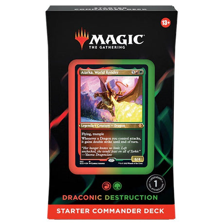 Magic the Gathering - Starter Commander Deck 2022 - Dragonic Destruction - JET Cards
