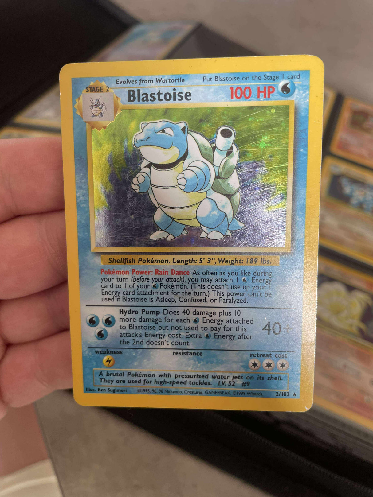 Pokemon - Complete 1999 Base Set 102/102 - Excellent to Lightly Played Condition